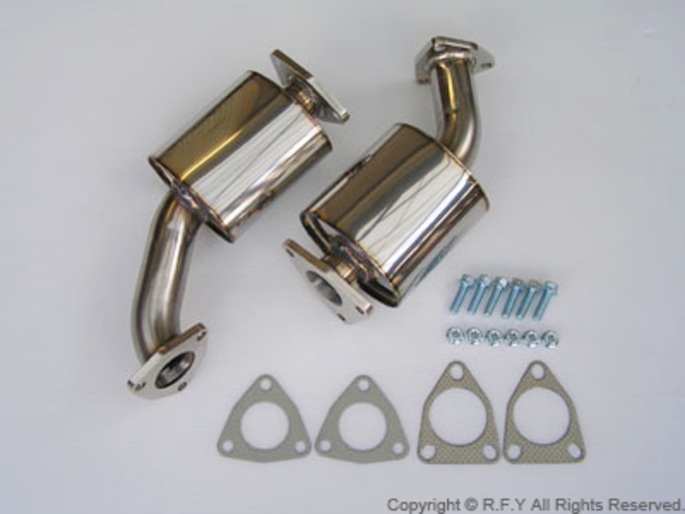 Mid muffler (decat)