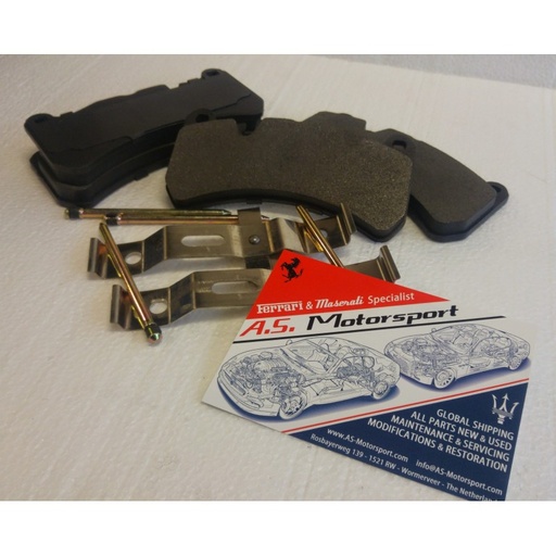 [AS10443] Front Brake pads (ASM 6 PISTON) (V8)